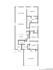 New construction Single-Family house 401 Wild Goose Dr, Luling, TX 78648 plan The Emma - image