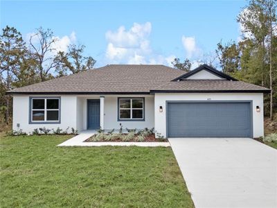 New construction Single-Family house 1476 W Skyline Dr, Citrus Springs, FL 34434 Jordan- photo 0