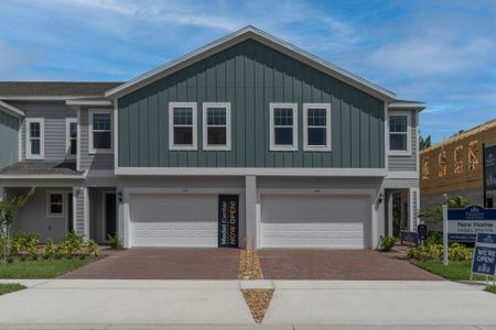 New construction Townhouse house 160 Glass Onion Drive, Groveland, FL 34737 Sovereign- photo 0