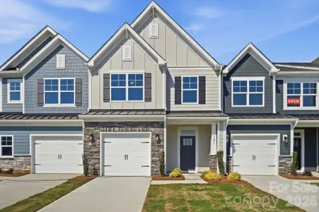 New construction Townhouse house 131 Viburnum Rd, Waxhaw, NC 28173 plan Ashland - image