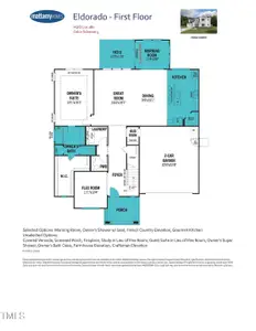 New construction Single-Family house 1805 Harrell Cove Ct, Fuquay Varina, NC 27526 plan Eldorado - image 7