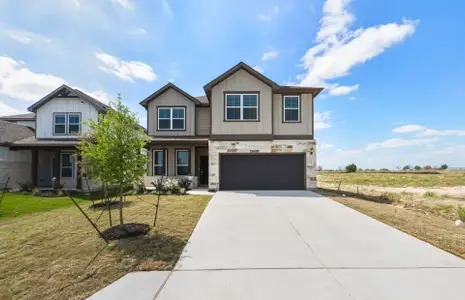 New construction Single-Family house 509 Maries Gdn, Georgetown, TX 78626 plan Enloe - image