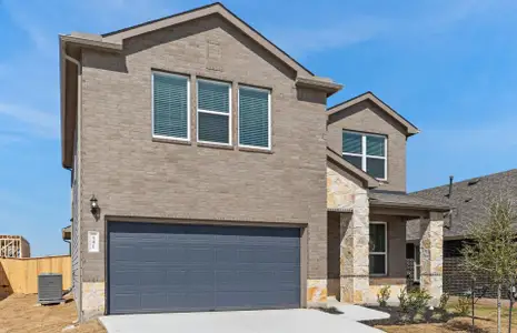 New construction Single-Family house 541 Madelines Meadow Ln, Georgetown, TX 78626 plan Enloe - image