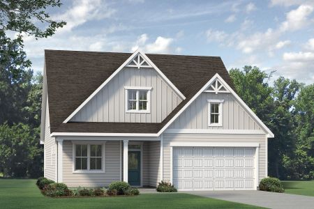 New construction Single-Family house 513 Watauga Ln, Aberdeen, NC 28315 plan Winston - image