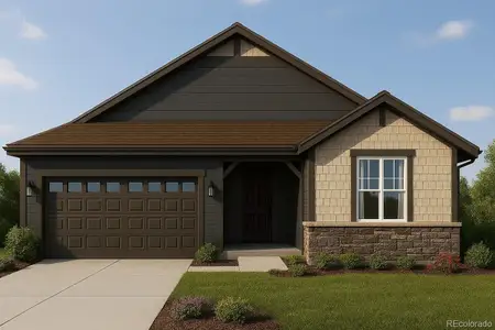 New construction Single-Family house 39930 Congress Ln, Elizabeth, CO 80107 plan Parklane - image