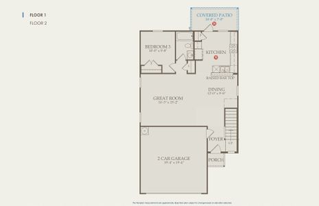 Lincoln Floor Plan, Quick Move-In Home, Floor 1