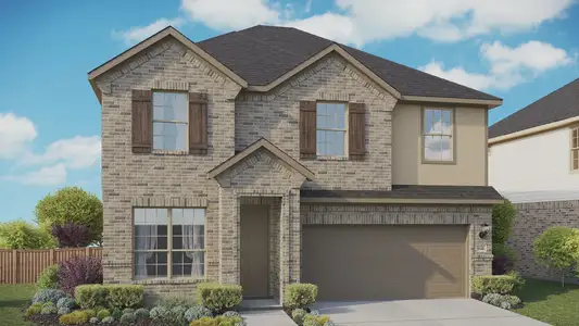 New construction Single-Family house 260 Mustang Bnd, Kyle, TX 78640 plan Capri II - image