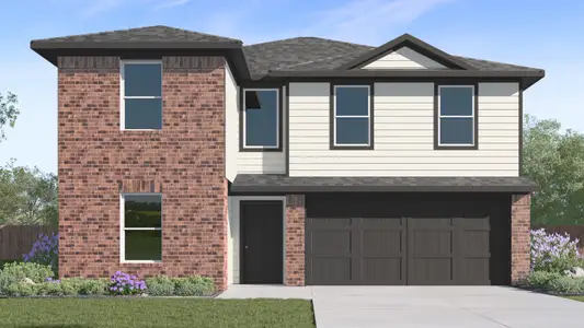 New construction Single-Family house 153 Baby Calf Roping Rd, Jarrell, TX 76537 plan Dawson - image