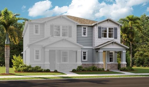 New construction Townhouse house 1518 Erin Breeze Lane, Kissimmee, FL 34744 Chicago- photo 0