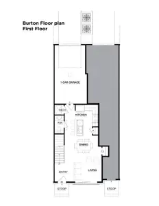New construction Condo house 754 Urban Grange Wy, Suwanee, GA 30024 plan The Burton - image 6