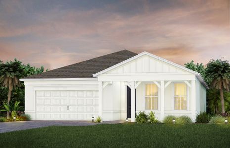 New construction Single-Family house 13459 Sw Vermillion Cir, Port Saint Lucie, FL 34987 Prestige- photo 0