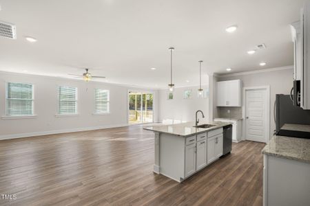 family room -kitchen