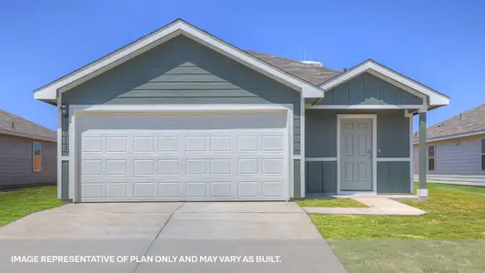 New construction Single-Family house 452 Low Pasture Trl, Maxwell, TX 78656 plan The Caprock - image