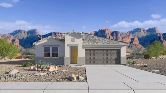 New construction Single-Family house 12024 E Marigold Lane, Florence, AZ 85132 - photo 0