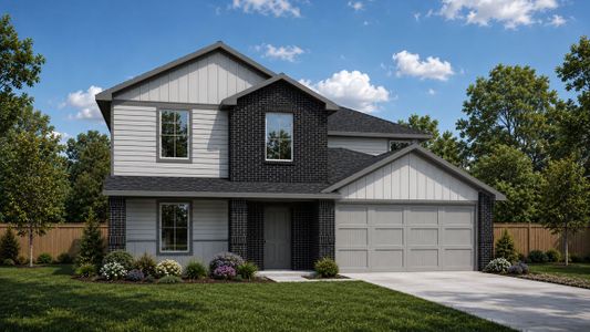New construction Single-Family house 12280 Lexington Heights Dr, Willis, TX 77318 plan Callahan - image