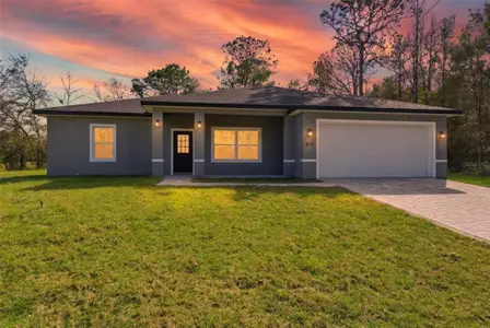 New construction Single-Family house 9575 N Langdon Rd, Citrus Springs, FL 34434 - image