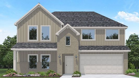 New construction Single-Family house 729 Merit Badge Trl, Conroe, TX 77303 plan Perry - image