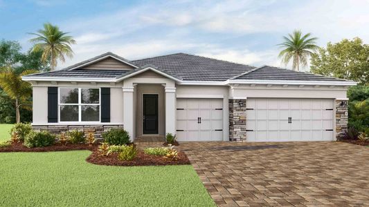 New construction Single-Family house 1005 Chasehill Ln, Zephyrhills, FL 33541 plan Camden - image