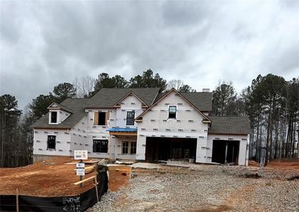 New construction Single-Family house 1421 Willowbend Pl, Monroe, GA 30655 plan (GA) Woodmont A 3 Front Entry - image