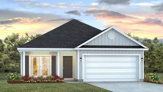 New construction Single-Family house 433 Wolcott Wy, Panama City Beach, FL 32413 plan Oakley - image