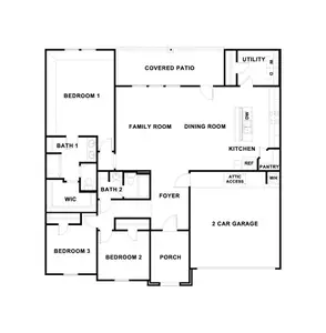 New construction Single-Family house 137 Santa Fe Trl, Cedar Creek, TX 78612 plan The Coleman - image