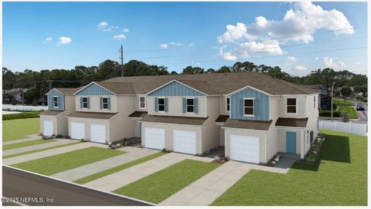 New construction Townhouse house 3961 Mid Century St, Jacksonville, FL 32217 plan Irving - Interior - image