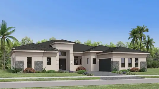 New construction Single-Family house 10110 Ruidoso Rd, Lake Worth, FL 33449 plan Vanderbilt - image