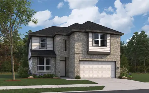 New construction Single-Family house 15917 Cy Young Ct, Splendora, TX 77372 plan Hamilton - image
