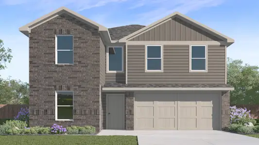 New construction Single-Family house 133 Baby Calf Roping Rd, Jarrell, TX 76537 plan Dawson - image