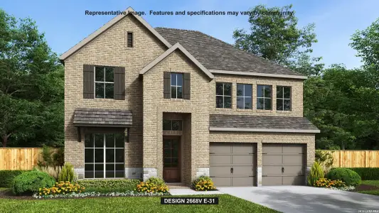 New construction Single-Family house 2908 Flaxen Wy, Seguin, TX 78155 plan 2668V - image