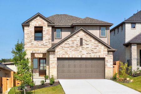 New construction Single-Family house 8006 Shining Flor Run, Lago Vista, TX 78645 plan Mesquite | Tessera - image
