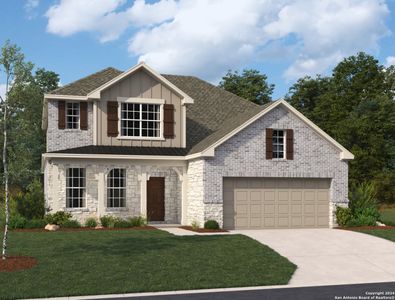 New construction Single-Family house 16214 Bronco View, San Antonio, TX 78247 Irving Homeplan- photo 0