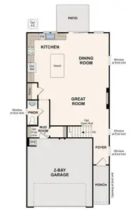 New construction Townhouse house 1303 Farmers Lp, Unit 7, Austell, GA 30106 plan Bradford - image