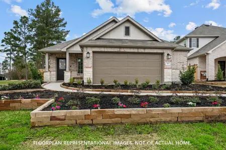 New construction Single-Family house 8043 Kay Harbor Dr, Cypress, TX 77433 Magnolia - Smart Series- photo 0