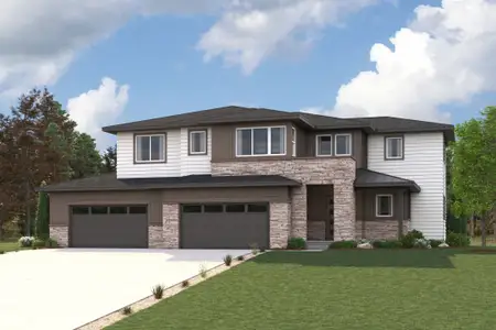New construction Single-Family house 10320 Saint Mary St, Parker, CO 80138 plan The Kingsford - image