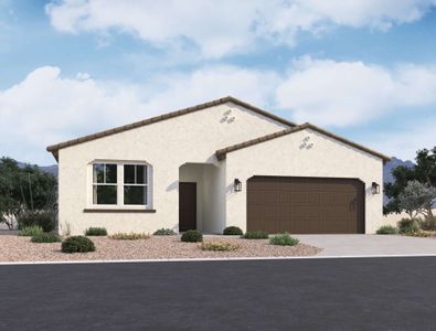 New construction Single-Family house 5647 S 240Th Ln, Buckeye, AZ 85326 Sage Homeplan- photo 0