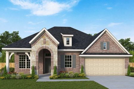 New construction Single-Family house 411 Flat Rock Trl, Conroe, TX 77304 - image