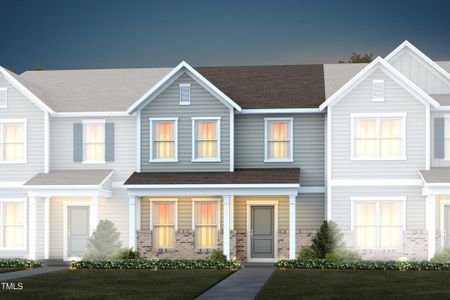 New construction Townhouse house 188 Abbots Mill Drive, Raleigh, NC 27603 Sedona- photo 0