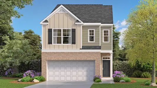 New construction Single-Family house 1302 Aura Ln, Lawrenceville, GA 30045 plan Salisbury - image