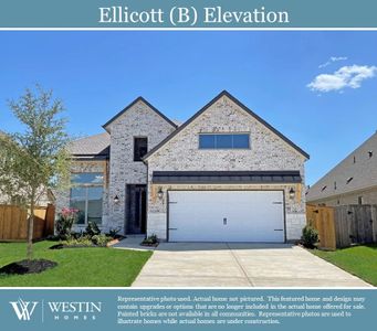 New construction Single-Family house 30306 Bermuda Hallow Bnd, Katy, TX 77494  The Ellicott- photo 0 0