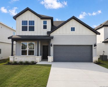 New construction Single-Family house 1543 Silver Run, New Braunfels, TX 78130 plan Dinero - image