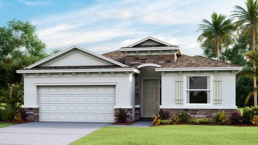 New construction Single-Family house 2365 Sterling Forest Ct, Wesley Chapel, FL 33543 plan Lantana - image
