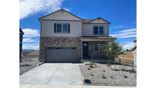 New construction Single-Family house 4503 Cattle Cross Trl, Castle Rock, CO 80104 Bridgeport- photo 0 0