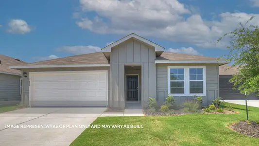 New construction Single-Family house 208 Wirecrested Dr, Lockhart, TX 78644 The Lakeway- photo 0