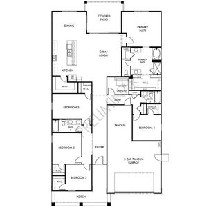 New construction Single-Family house 17665 W College Dr, Goodyear, AZ 85395 plan Bailey - image