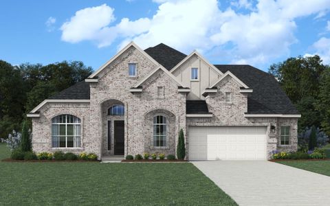 New construction Single-Family house 461 Westmont, Cibolo, TX 78108 plan Brisbane 77′ - image