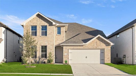 New construction Single-Family house 1632 Elle Ln, Aubrey, TX 76227 Sequoia II U- photo 0