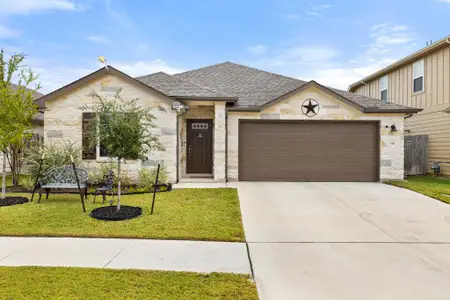 New construction Single-Family house 130 Greenspire Ln, Hutto, TX 78634 plan The Oleander (C401) - image