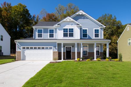 New construction Single-Family house 395 Oak Park Boulevard, Youngsville, NC 27596 The Wyndham- photo 0