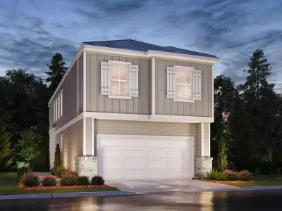 New construction Townhouse house 806 Palm Shore Dr, Kemah, TX 77565 plan The Harlow (S135) - image